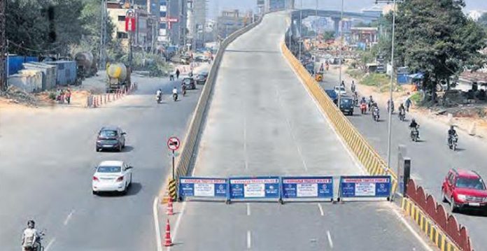 حیدرآباد جوبلی ہلز فلائی اوور افتتاح کےلئے تیار