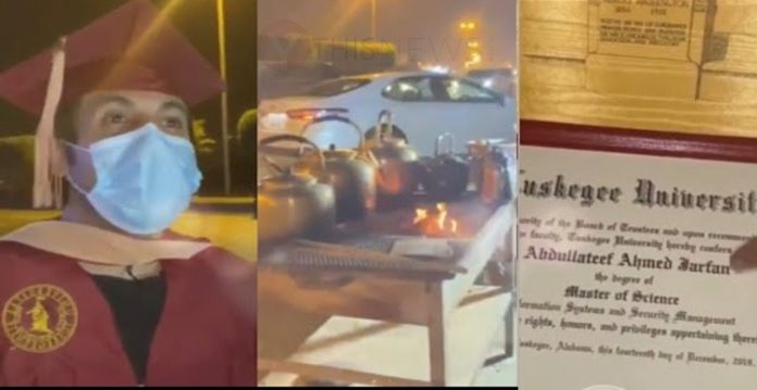 امریکہ سے تعلیم یافتہ سعودی نوجوان چائے فروخت کرنے لگا